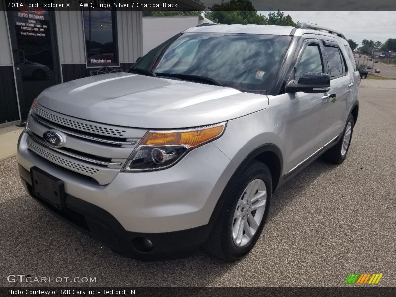 Ingot Silver / Charcoal Black 2014 Ford Explorer XLT 4WD