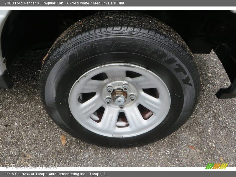 Oxford White / Medium Dark Flint 2008 Ford Ranger XL Regular Cab