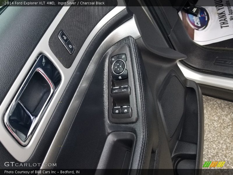 Ingot Silver / Charcoal Black 2014 Ford Explorer XLT 4WD