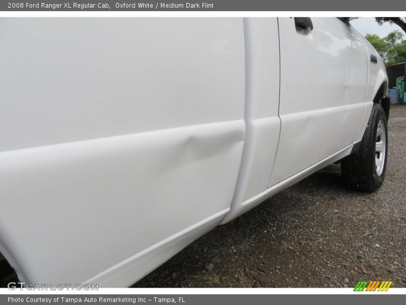 Oxford White / Medium Dark Flint 2008 Ford Ranger XL Regular Cab