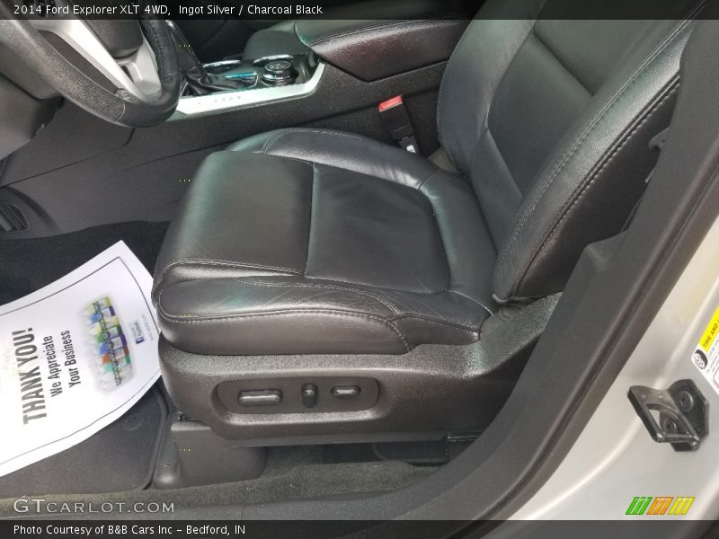 Ingot Silver / Charcoal Black 2014 Ford Explorer XLT 4WD