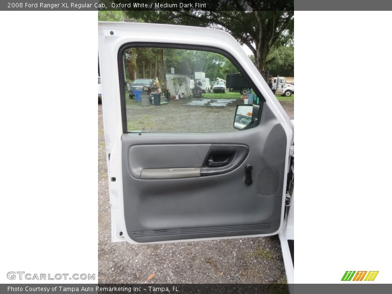 Oxford White / Medium Dark Flint 2008 Ford Ranger XL Regular Cab