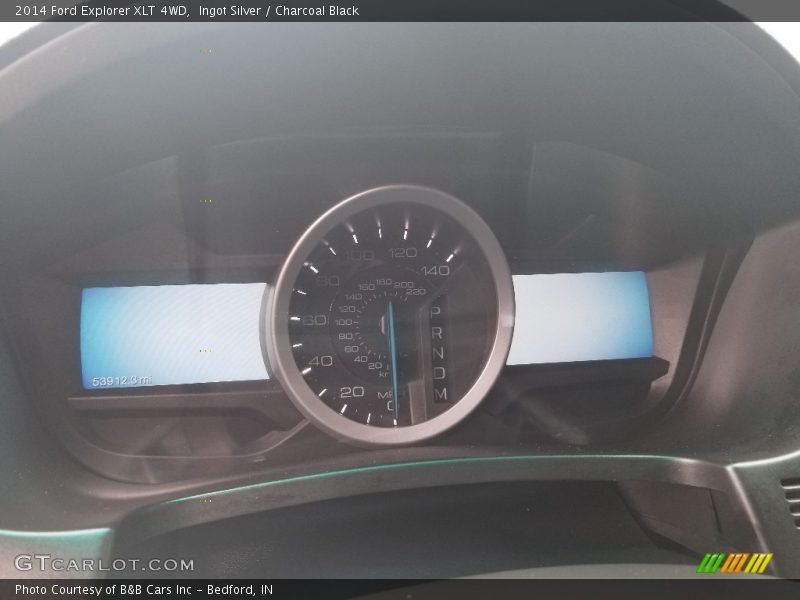 Ingot Silver / Charcoal Black 2014 Ford Explorer XLT 4WD