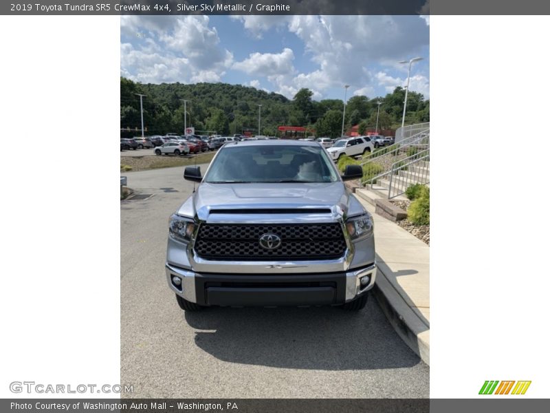 Silver Sky Metallic / Graphite 2019 Toyota Tundra SR5 CrewMax 4x4