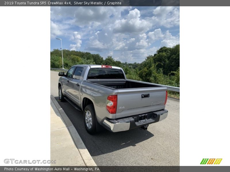 Silver Sky Metallic / Graphite 2019 Toyota Tundra SR5 CrewMax 4x4