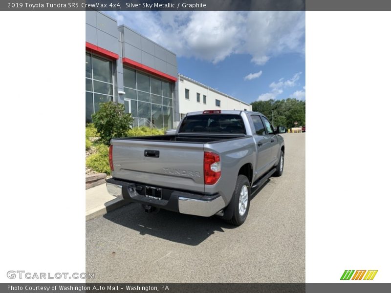 Silver Sky Metallic / Graphite 2019 Toyota Tundra SR5 CrewMax 4x4