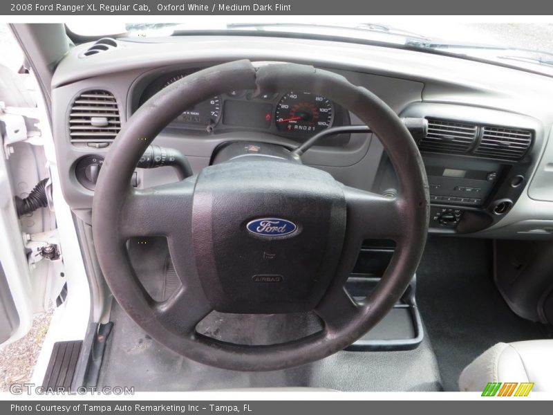 Oxford White / Medium Dark Flint 2008 Ford Ranger XL Regular Cab