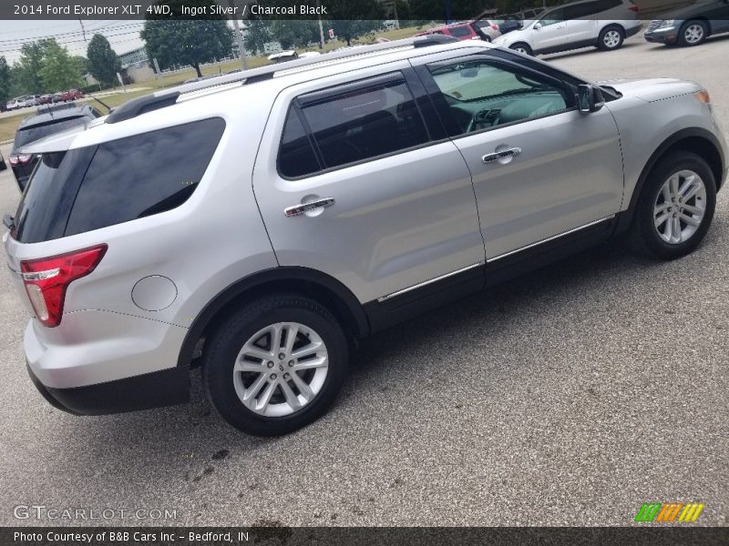 Ingot Silver / Charcoal Black 2014 Ford Explorer XLT 4WD