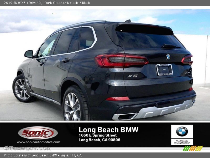 Dark Graphite Metallic / Black 2019 BMW X5 xDrive40i