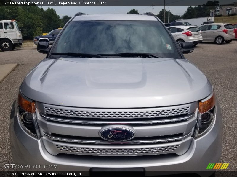 Ingot Silver / Charcoal Black 2014 Ford Explorer XLT 4WD