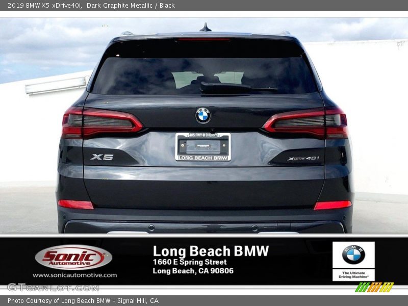 Dark Graphite Metallic / Black 2019 BMW X5 xDrive40i