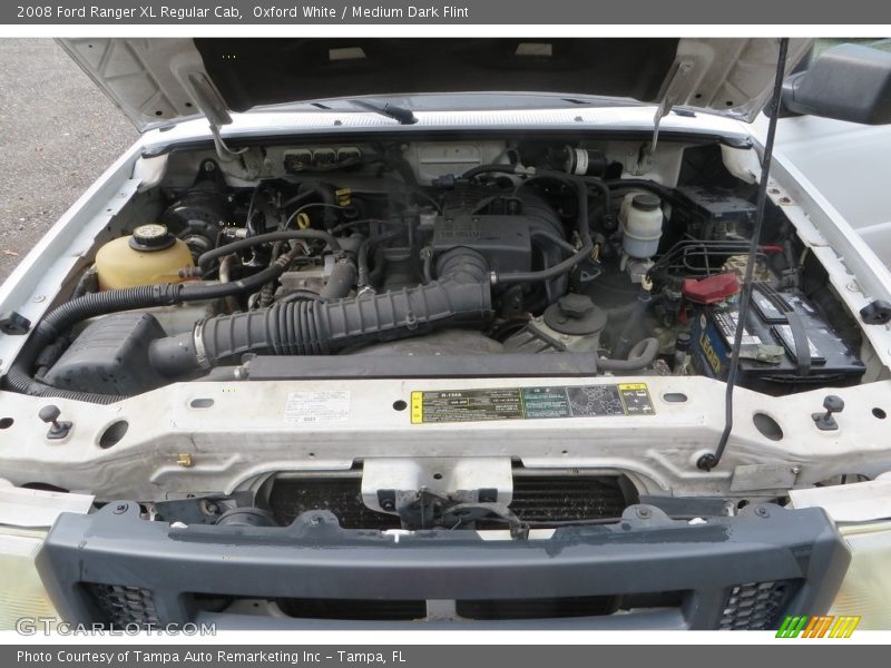 Oxford White / Medium Dark Flint 2008 Ford Ranger XL Regular Cab
