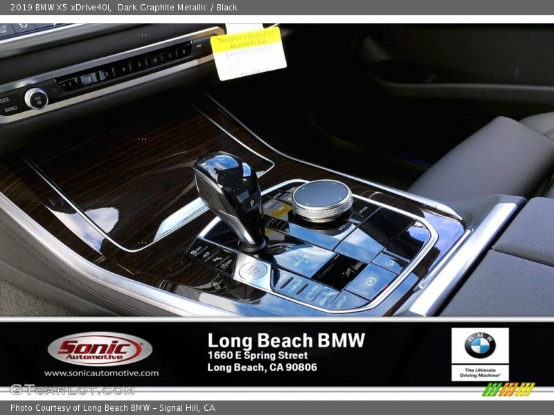 Dark Graphite Metallic / Black 2019 BMW X5 xDrive40i