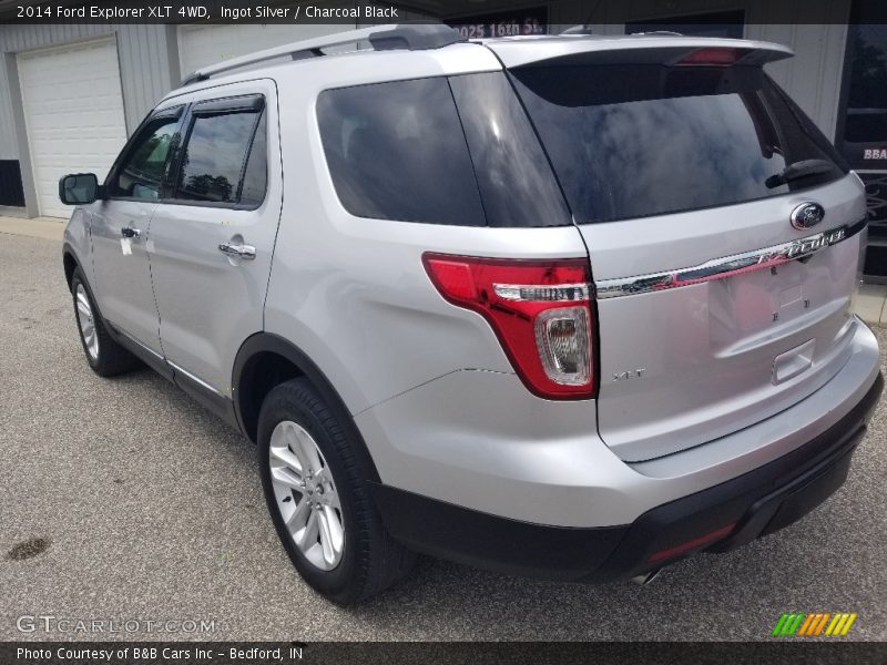 Ingot Silver / Charcoal Black 2014 Ford Explorer XLT 4WD