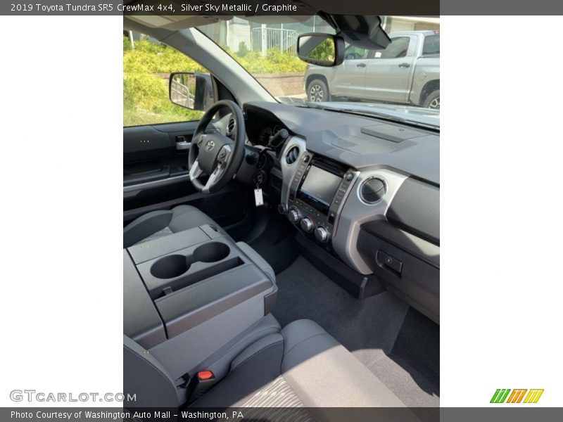 Silver Sky Metallic / Graphite 2019 Toyota Tundra SR5 CrewMax 4x4