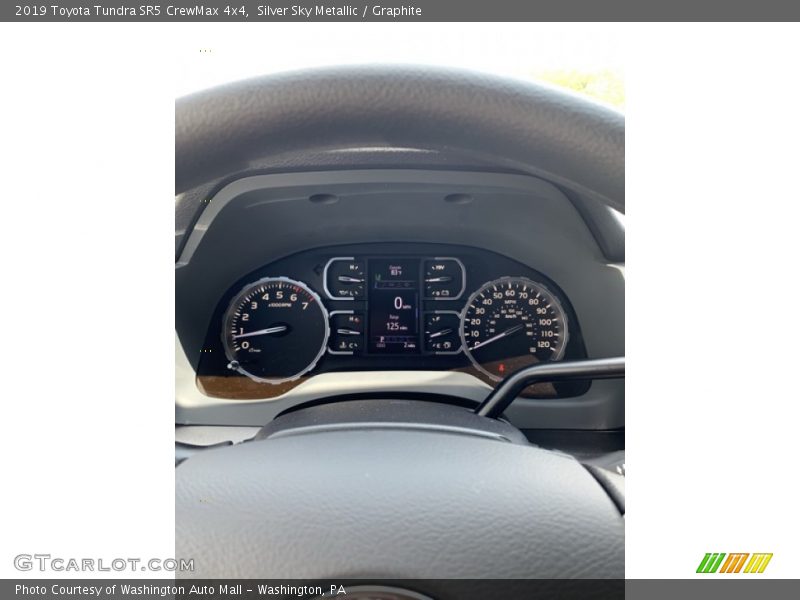 Silver Sky Metallic / Graphite 2019 Toyota Tundra SR5 CrewMax 4x4
