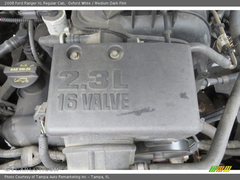 Oxford White / Medium Dark Flint 2008 Ford Ranger XL Regular Cab