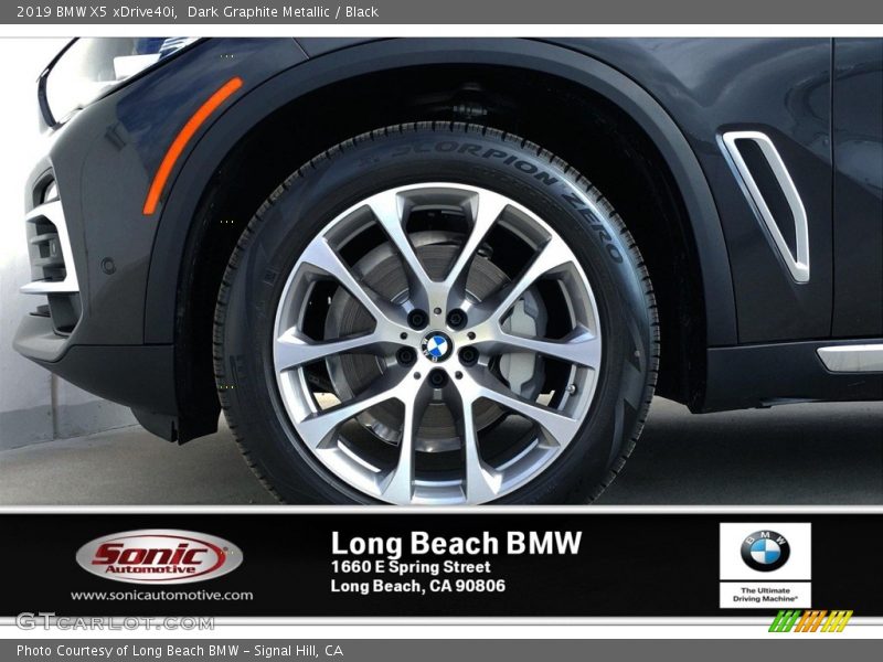 Dark Graphite Metallic / Black 2019 BMW X5 xDrive40i