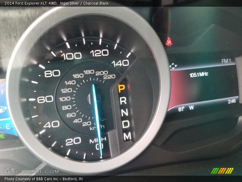 Ingot Silver / Charcoal Black 2014 Ford Explorer XLT 4WD
