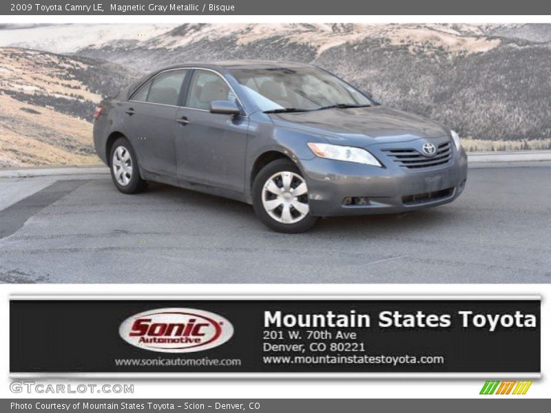 Magnetic Gray Metallic / Bisque 2009 Toyota Camry LE