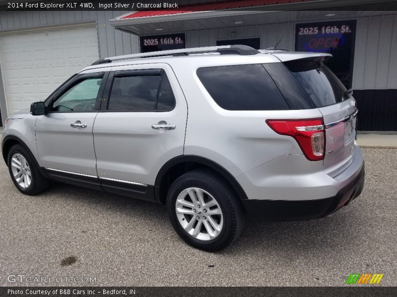 Ingot Silver / Charcoal Black 2014 Ford Explorer XLT 4WD