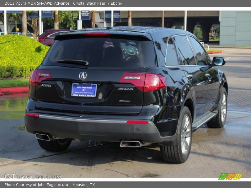 Crystal Black Pearl / Ebony 2012 Acura MDX SH-AWD Advance