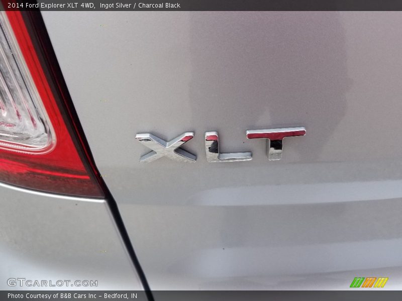 Ingot Silver / Charcoal Black 2014 Ford Explorer XLT 4WD