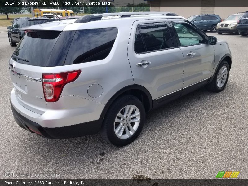 Ingot Silver / Charcoal Black 2014 Ford Explorer XLT 4WD