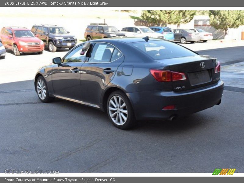 Smoky Granite Mica / Light Gray 2009 Lexus IS 250 AWD