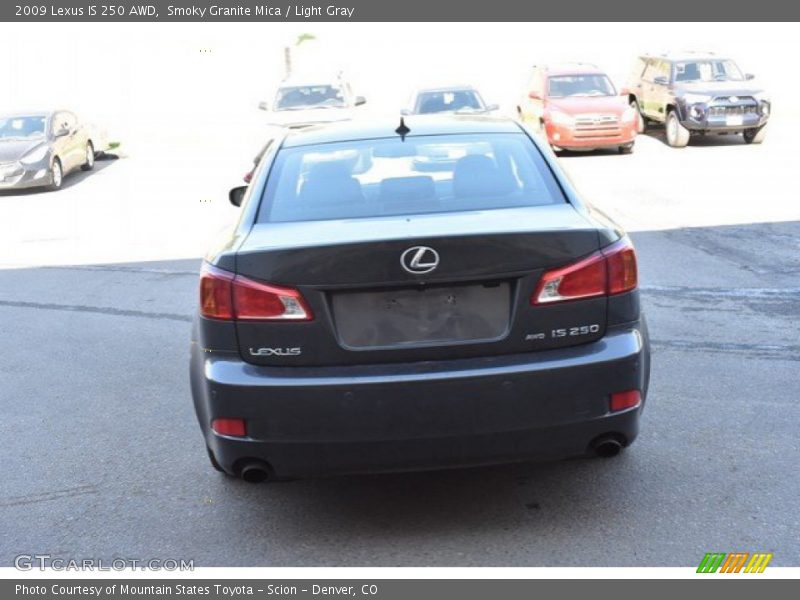 Smoky Granite Mica / Light Gray 2009 Lexus IS 250 AWD