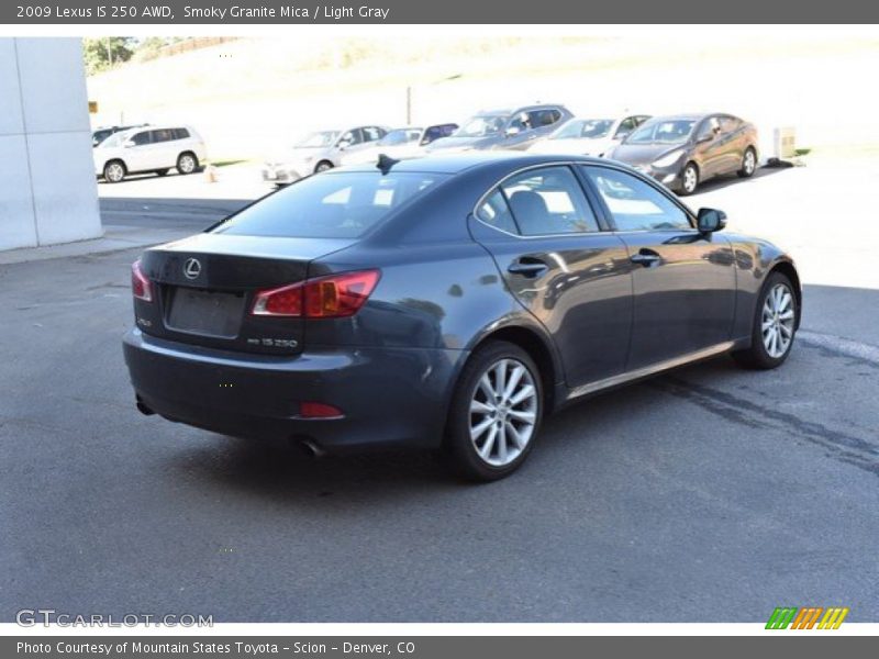 Smoky Granite Mica / Light Gray 2009 Lexus IS 250 AWD