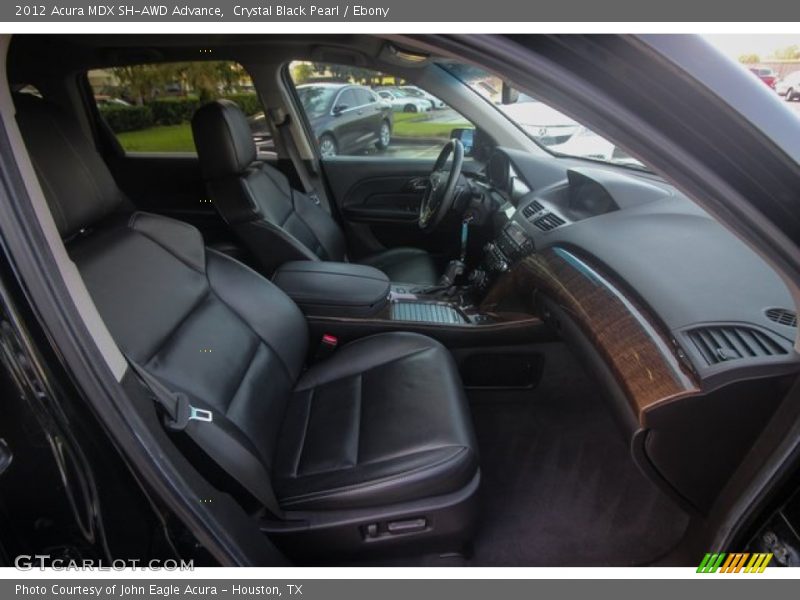 Crystal Black Pearl / Ebony 2012 Acura MDX SH-AWD Advance