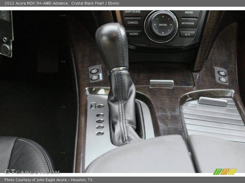 Crystal Black Pearl / Ebony 2012 Acura MDX SH-AWD Advance