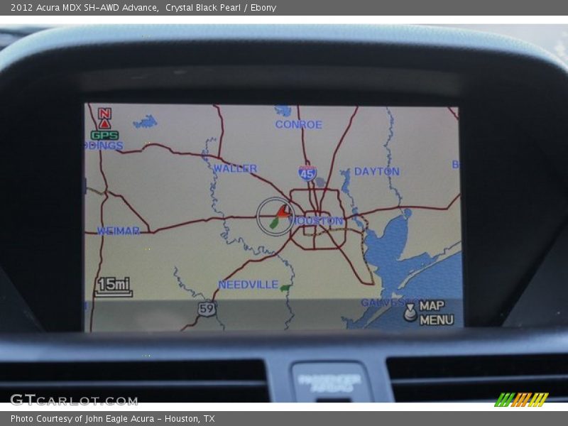 Crystal Black Pearl / Ebony 2012 Acura MDX SH-AWD Advance