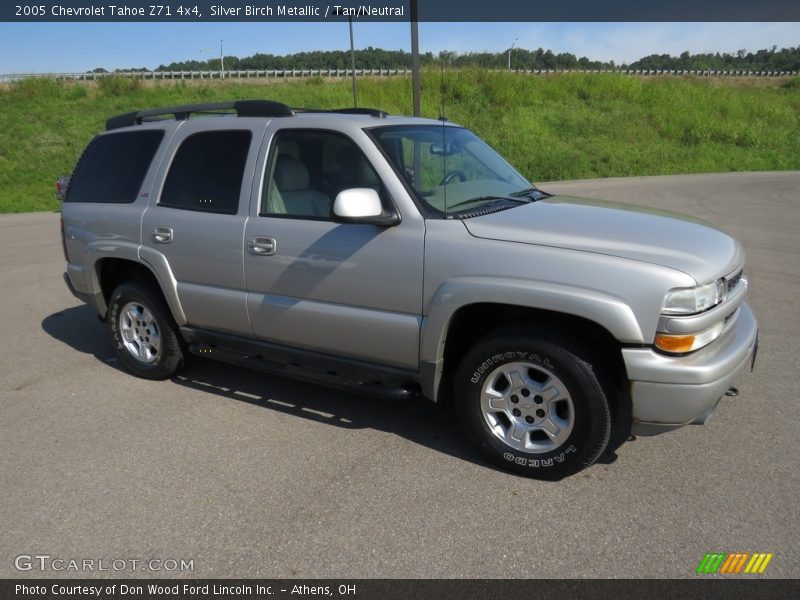 Silver Birch Metallic / Tan/Neutral 2005 Chevrolet Tahoe Z71 4x4