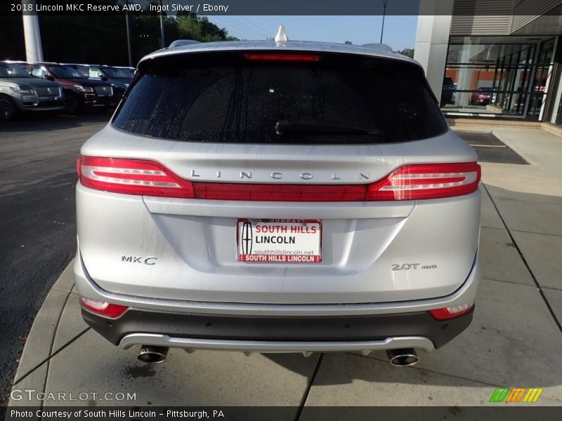 Ingot Silver / Ebony 2018 Lincoln MKC Reserve AWD