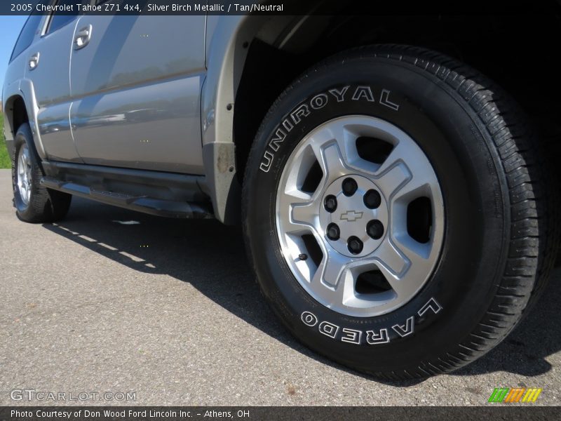 Silver Birch Metallic / Tan/Neutral 2005 Chevrolet Tahoe Z71 4x4