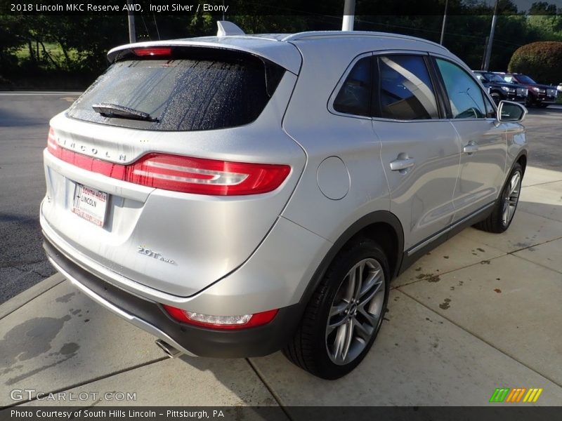 Ingot Silver / Ebony 2018 Lincoln MKC Reserve AWD