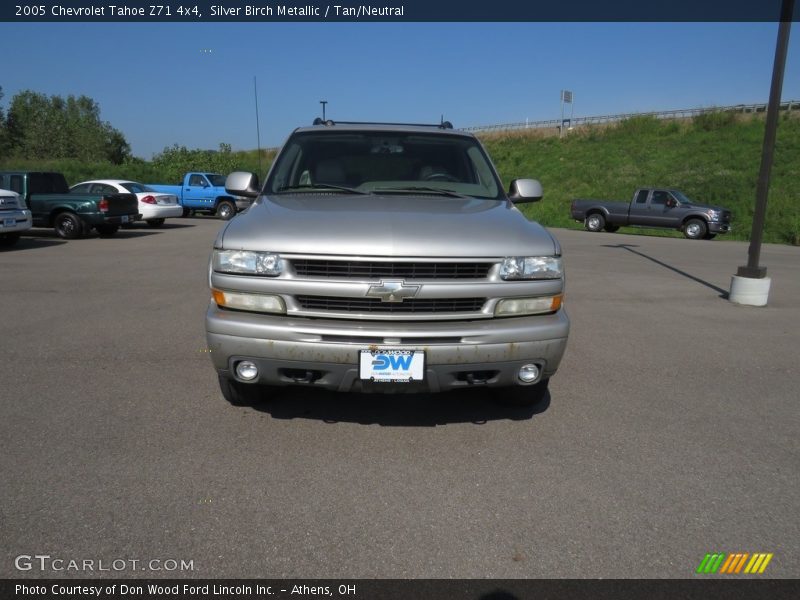 Silver Birch Metallic / Tan/Neutral 2005 Chevrolet Tahoe Z71 4x4