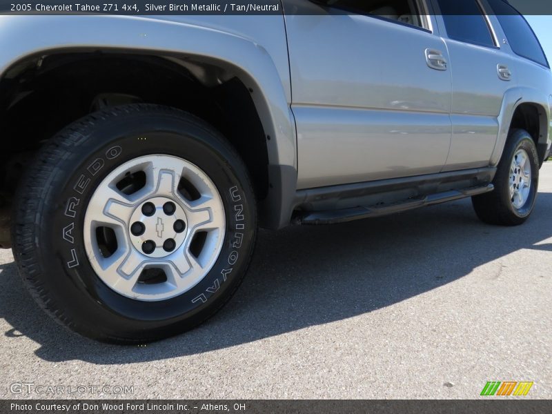 Silver Birch Metallic / Tan/Neutral 2005 Chevrolet Tahoe Z71 4x4