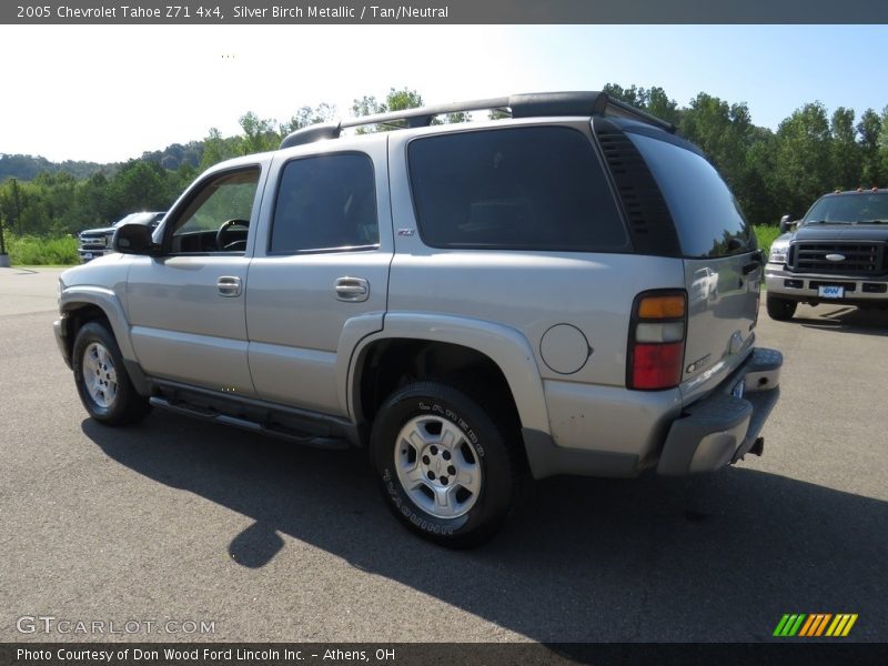 Silver Birch Metallic / Tan/Neutral 2005 Chevrolet Tahoe Z71 4x4