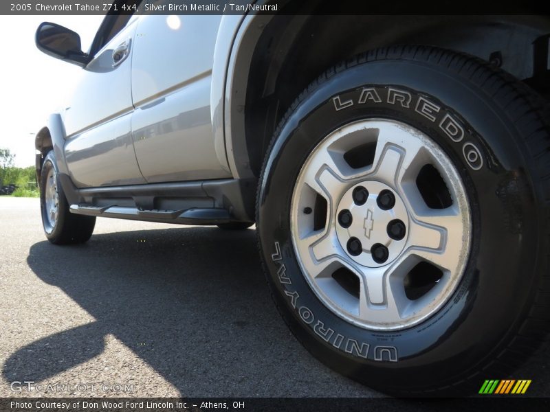 Silver Birch Metallic / Tan/Neutral 2005 Chevrolet Tahoe Z71 4x4