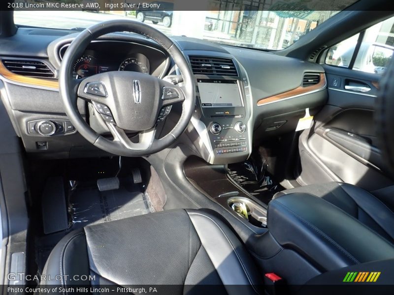 Ingot Silver / Ebony 2018 Lincoln MKC Reserve AWD