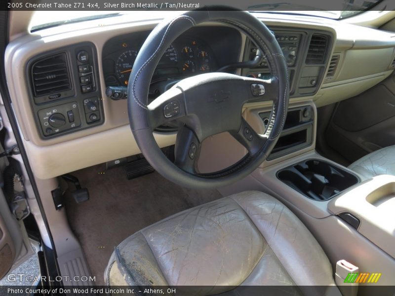 Silver Birch Metallic / Tan/Neutral 2005 Chevrolet Tahoe Z71 4x4