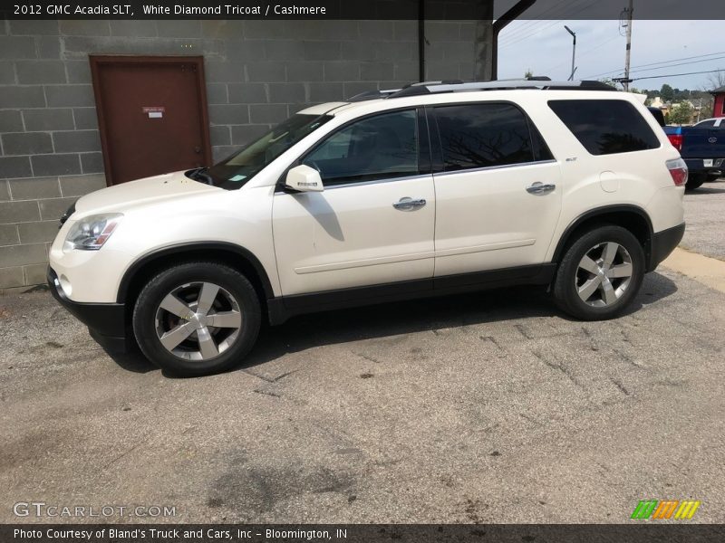 White Diamond Tricoat / Cashmere 2012 GMC Acadia SLT