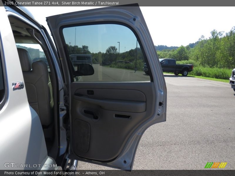 Silver Birch Metallic / Tan/Neutral 2005 Chevrolet Tahoe Z71 4x4