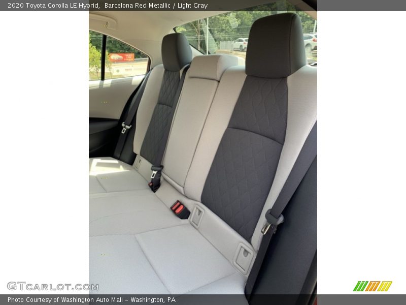 Barcelona Red Metallic / Light Gray 2020 Toyota Corolla LE Hybrid