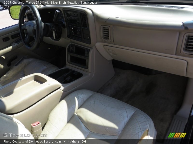 Silver Birch Metallic / Tan/Neutral 2005 Chevrolet Tahoe Z71 4x4