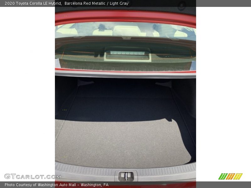 Barcelona Red Metallic / Light Gray 2020 Toyota Corolla LE Hybrid