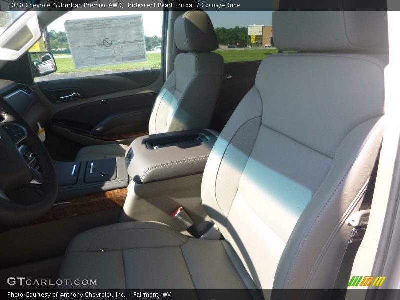 Front Seat of 2020 Suburban Premier 4WD